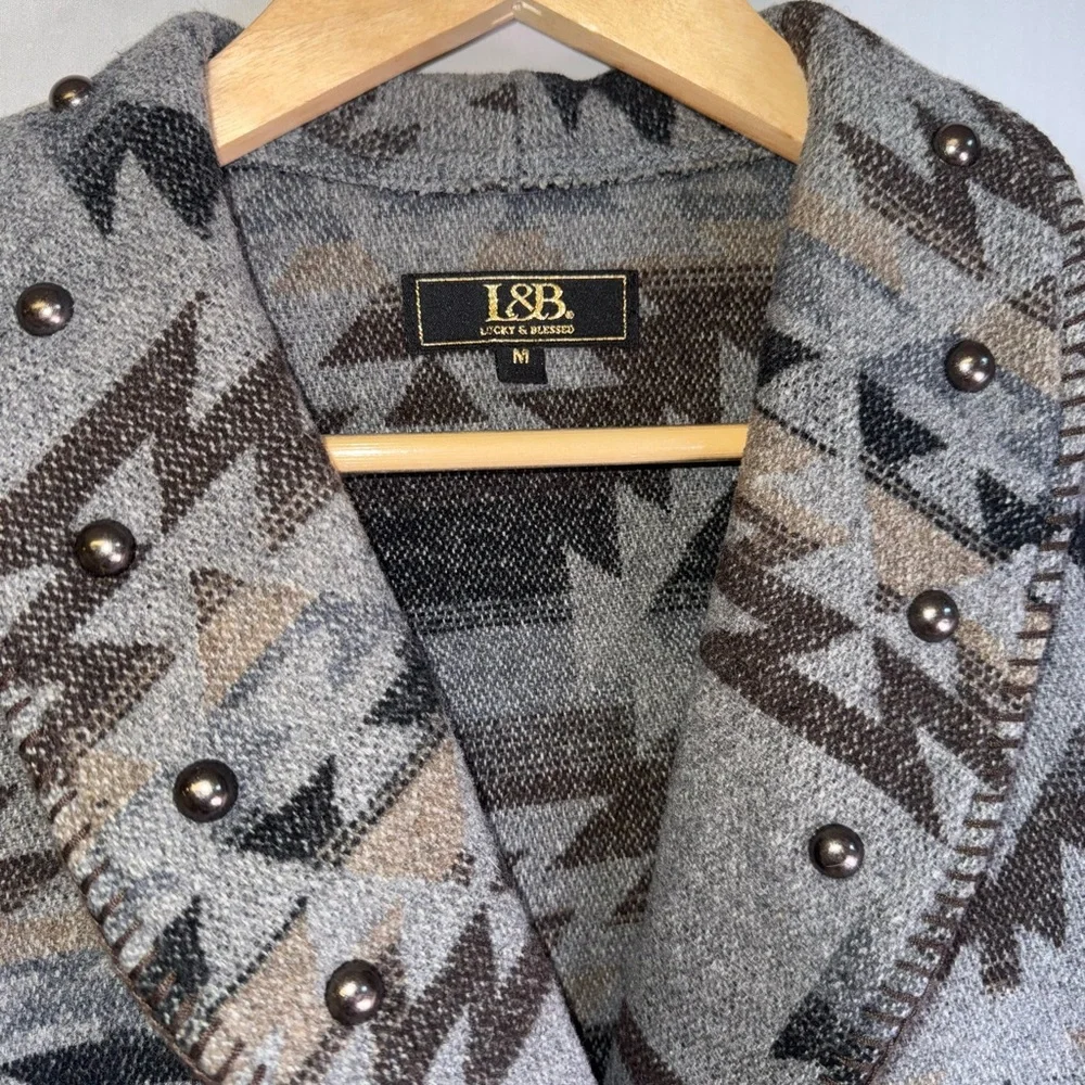 L&B‎ Western Aztec Jacket Womens medium